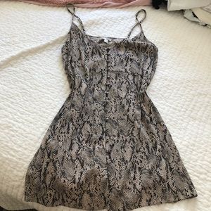 Society Amuse snake skin dress NEVER WORN